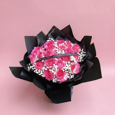 Valentine Bouquet (Giant Roses Candy) - Gambar 2