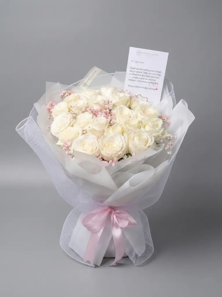 Giant Roses Baby Pink