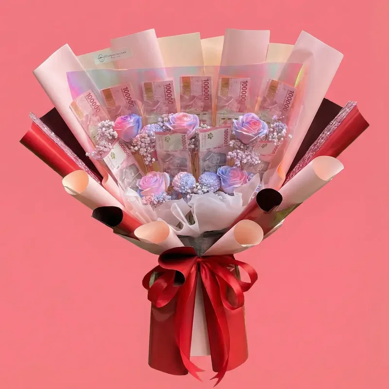Red Money Bouquet