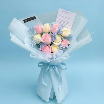 Roses Baby Blue
