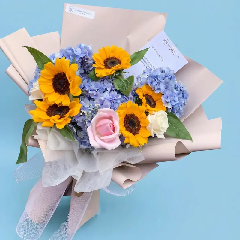 Sunflowers Hydrangea