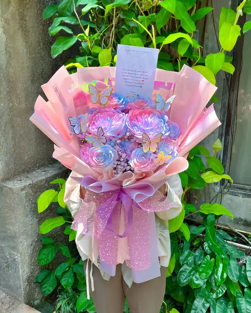 Unicorn Artificial Pink Mix Complete - Gambar 2